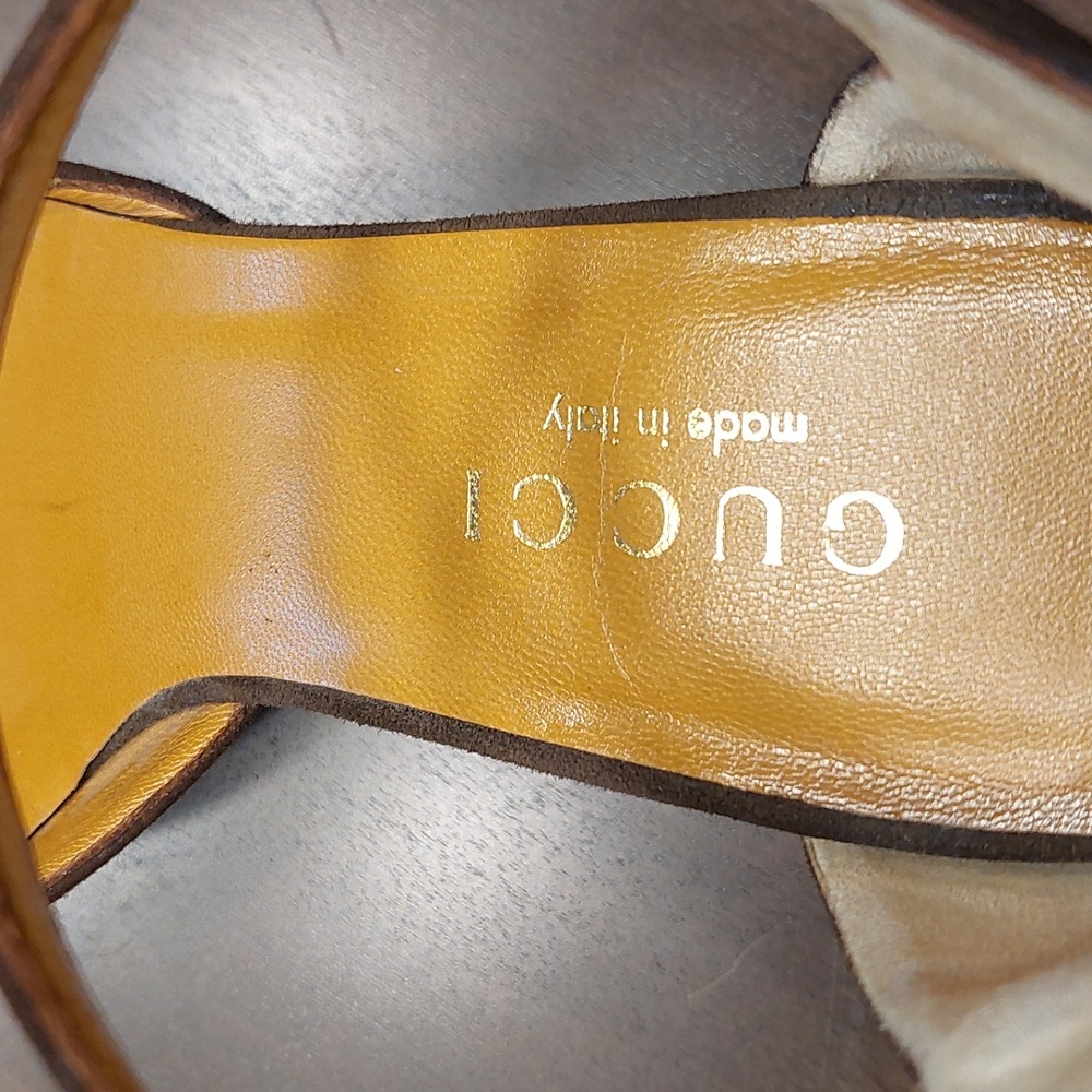Gucci Brown and Black Heels - Picture 9 of 16